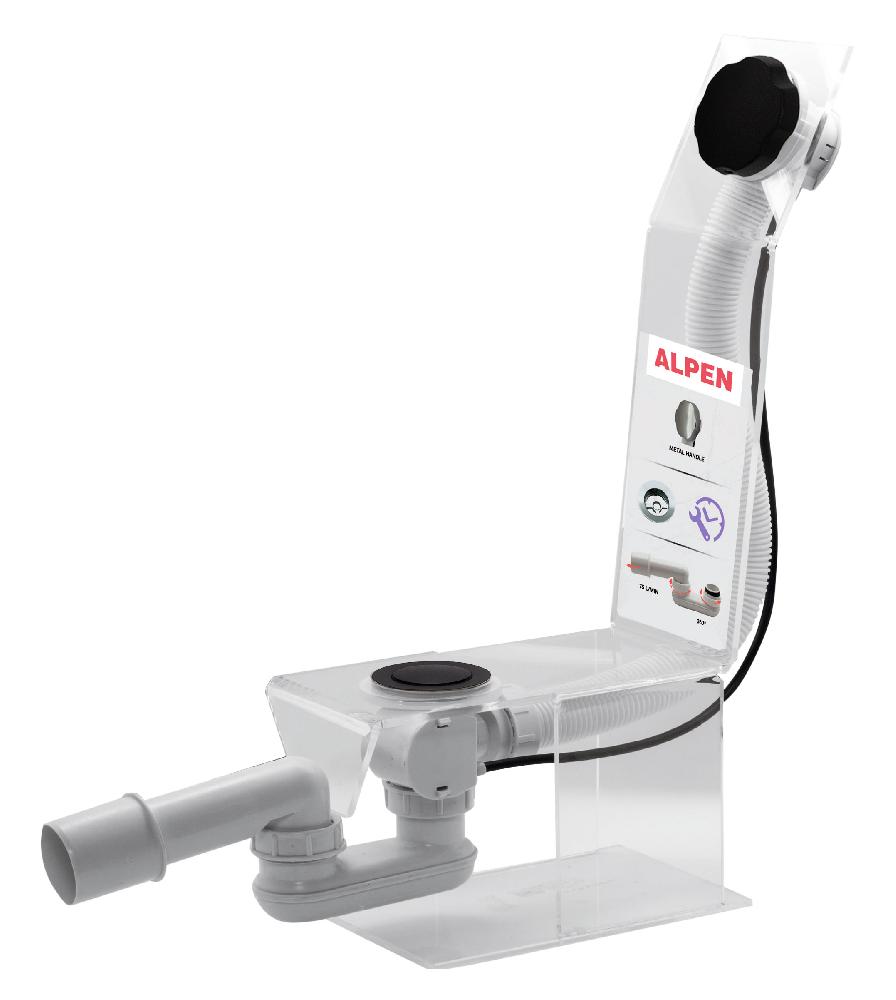 Сифон для ванны ALPEN ALP55-RU80BLACK
