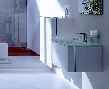 Тумба с раковиной Keuco Elegance New белая 70 см