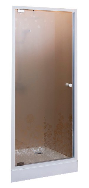 Душевая дверь в нишу Cezares ROSA-BA-1-90-RO-Bi
