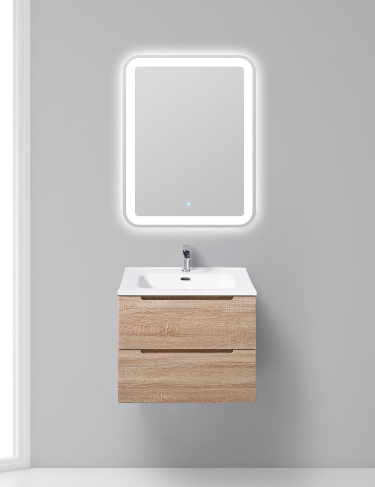 Тумба с раковиной BelBagno Rovere Bianco ETNA-600