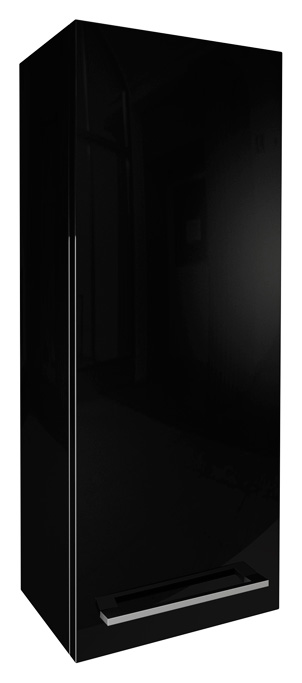 Шкаф Cezar Solaris 30 черный L