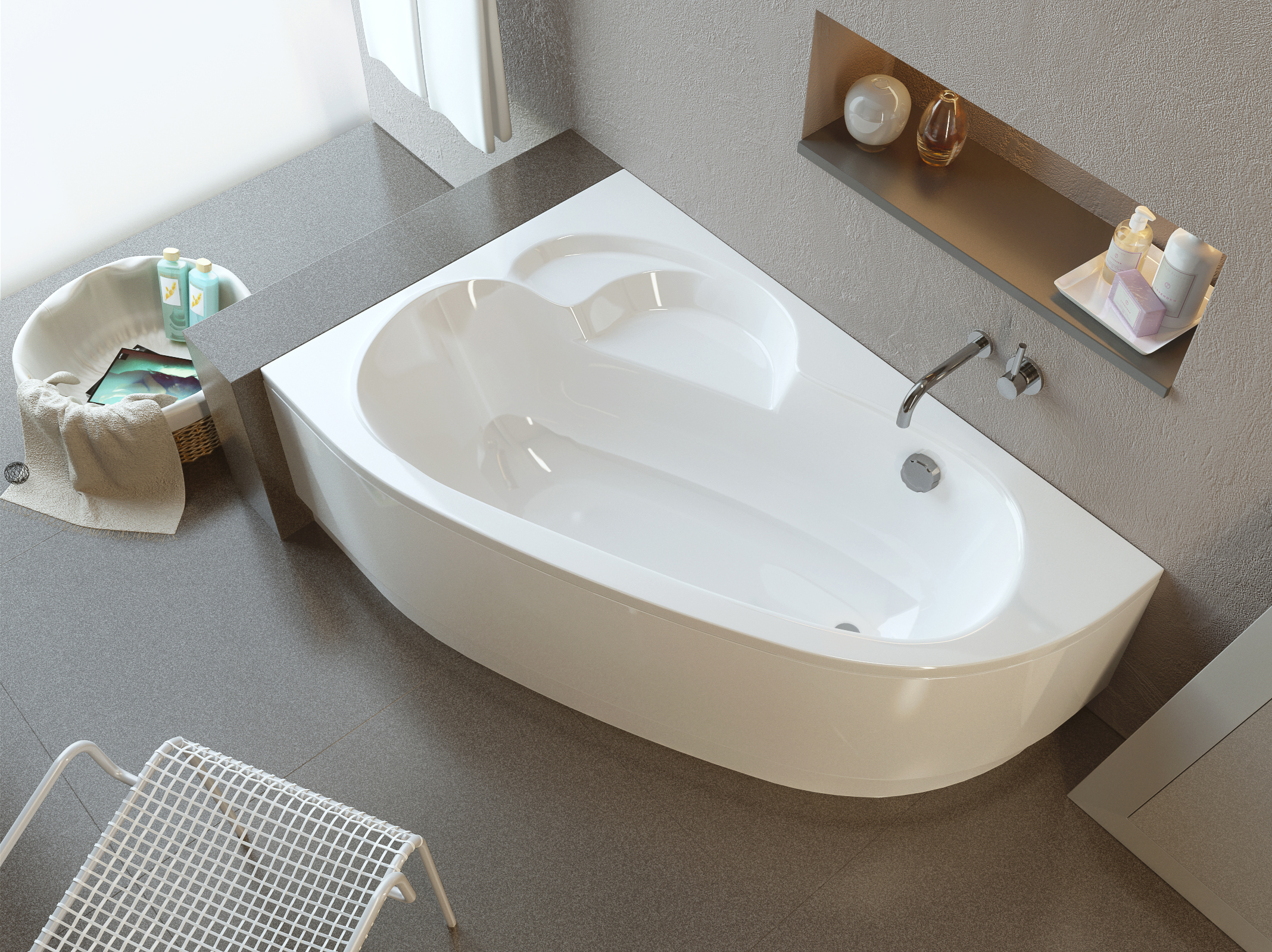 Акриловая ванна ALPEN Terra 150 L