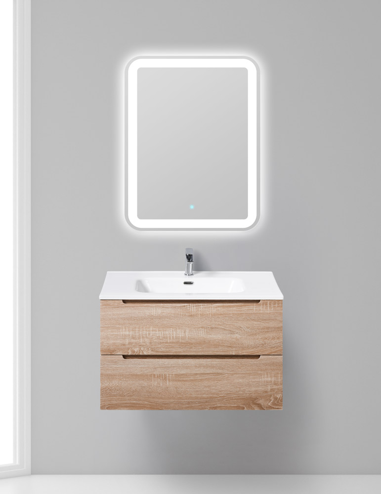 Тумба с раковиной BelBagno Rovere Bianco ETNA-800