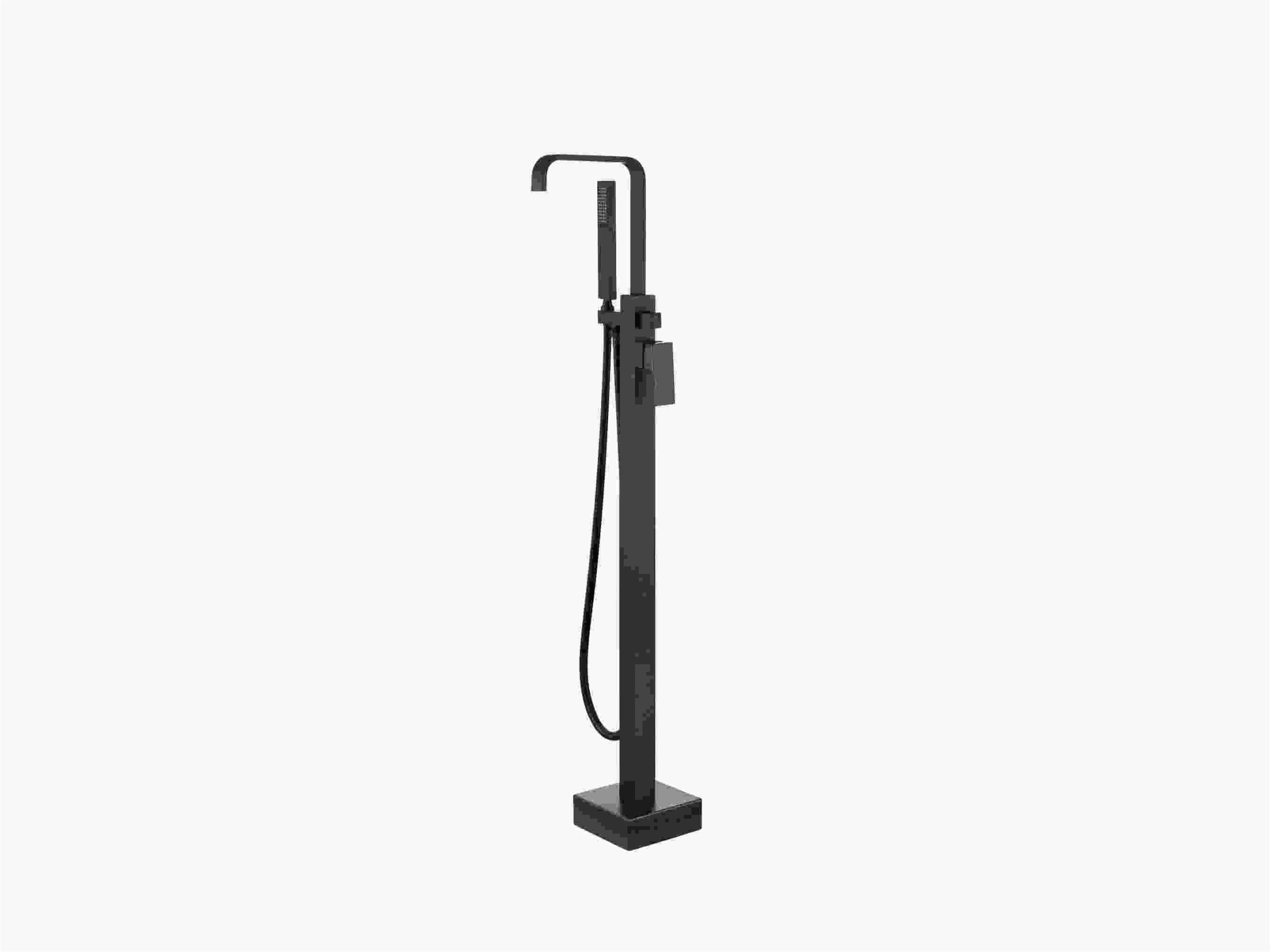 Смеситель напольный BESCO Modern I черный матовый