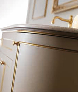 Тумба с раковиной Tiffany World York 71096 pennellato r/oro