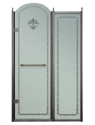 Душевая дверь в нишу Cezares Retro B11 120 CP Cr L