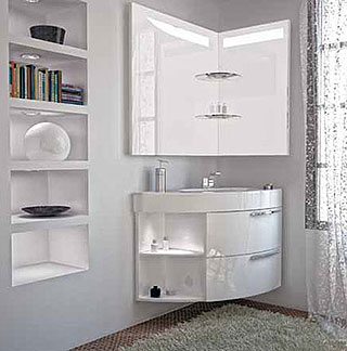 Зеркало De Aqua Трио Люкс 80 R