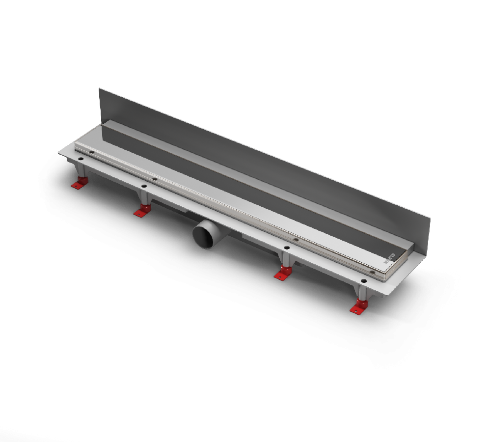 Водоотводящий желоб ALPEN Klasic/Floor ALP-750KN2 к стене с рамкой
