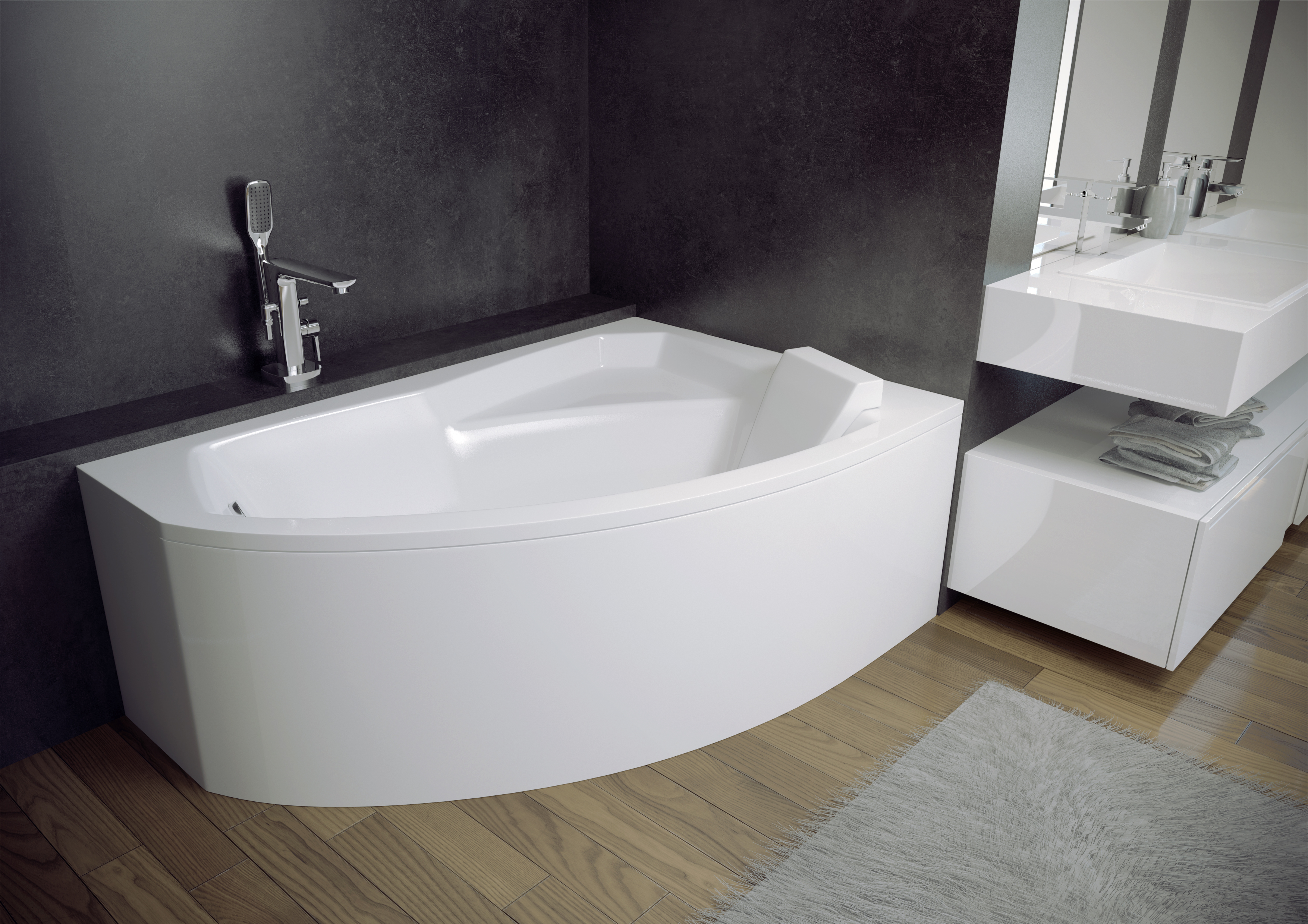 Акриловая ванна BESCO Rima 140 P