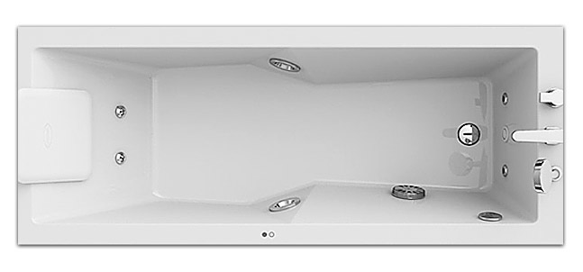 Акриловая ванна Jacuzzi Energy 170 DX (R)