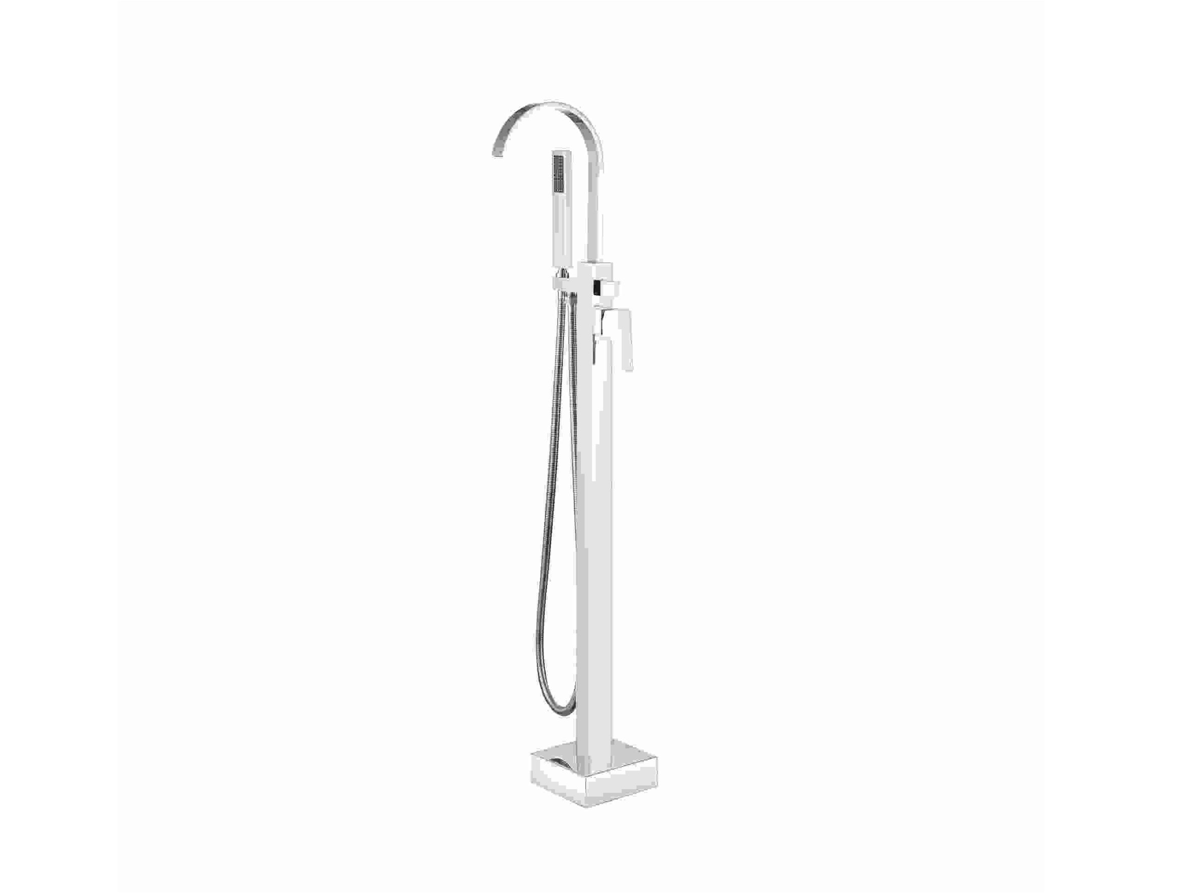 Смеситель напольный BESCO Modern II ченый матовый