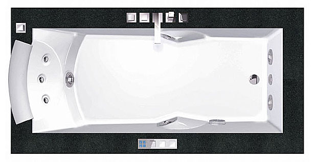 Акриловая ванна Jacuzzi Aura Uno