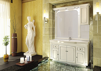 Тумба с раковиной Aquanet Фредерика new 140