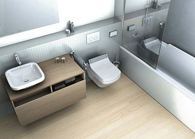 Унитаз подвесной Duravit DuraStyle 25375900001 WonderGliss