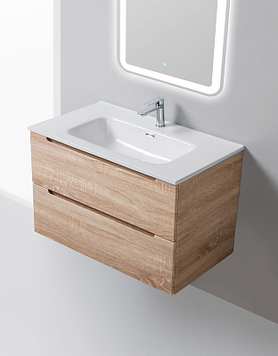 Тумба с раковиной BelBagno Rovere Bianco ETNA-600