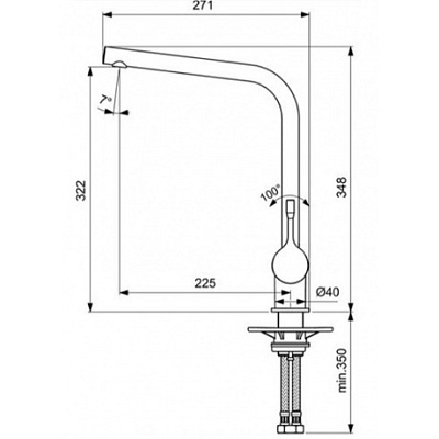 Смеситель для кухни Ideal Standard Ceralook BC174AA