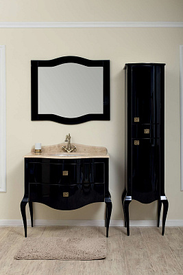 Шкаф-пенал Timo Ellen M-VR (черный)