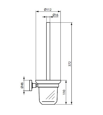 Ершик подвесной Ideal Standard IOM A9119XG