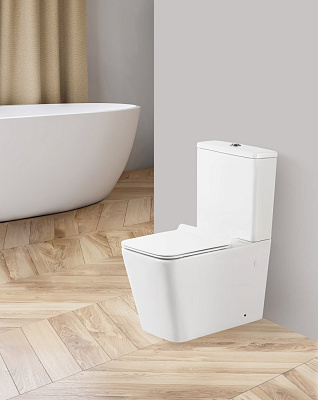 Унитаз-компакт BelBagno Ardente-R безободковый