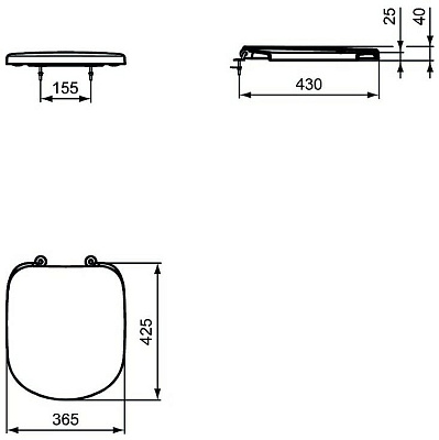 Сиденье для унитаза Ideal Standard Tempo T679301