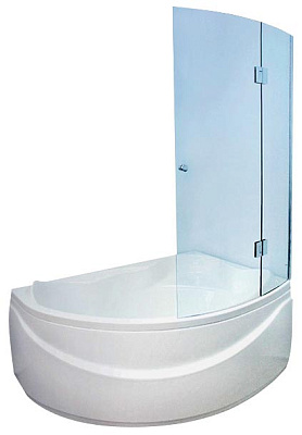 Шторка на ванну Aquanet AQ2 Jamaica 135 (R) (узорчатое стекло)