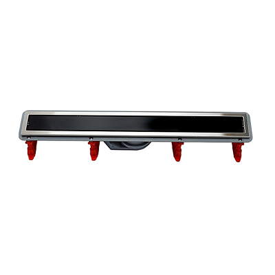 Confluo Premium With Black Glass Line 750 Линейный трап PESTAN