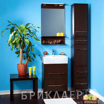 Тумба с раковиной Бриклаер Чили 55 венге