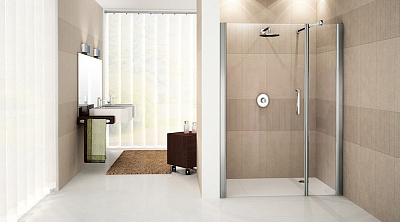 Душевая дверь в нишу Novellini Giada G+F in line GIADNGF174S-1B