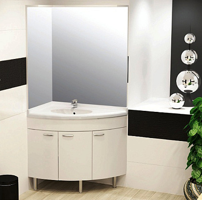 Зеркало Aquanet Корнер 80 L