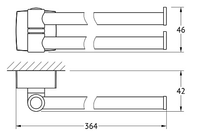 Полотенцедержатель FBS Esperado ESP 044