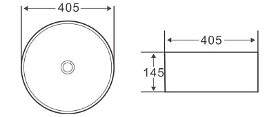 Раковина BelBagno BB1342H300 накладная