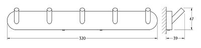 Крючок Artwelle Harmonie HAR 003