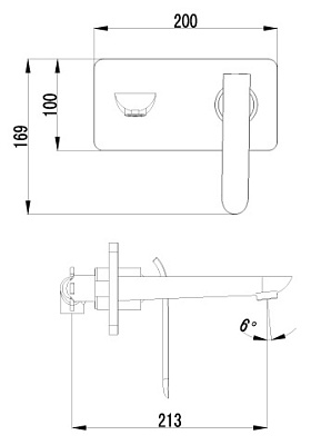 Смеситель Lemark Melange LM4926CW для раковины