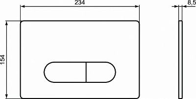Клавиша смыва Ideal Standard Oleas R0116AA