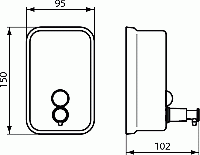 Дозатор жидкого мыла Ideal Standard IOM A9109MY