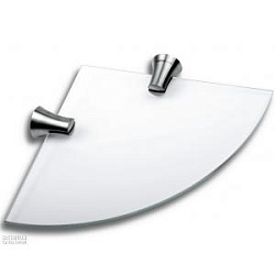 Полка стеклянная Novaservis угловая 6735.4