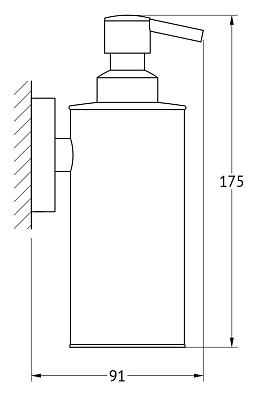 Дозатор Ellux Elegance ELE 010