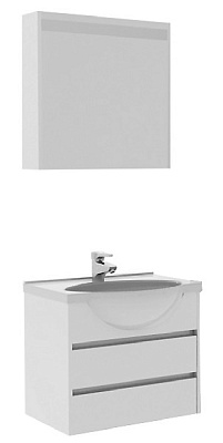 Тумба с раковиной Aquanet Лайн 60