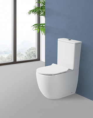 Унитаз-компакт BelBagno Sfera-TR безободковый