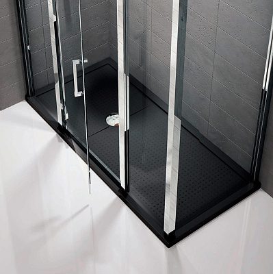 Поддон для душа Novellini Olympic Plus 120x80 см Black высокий