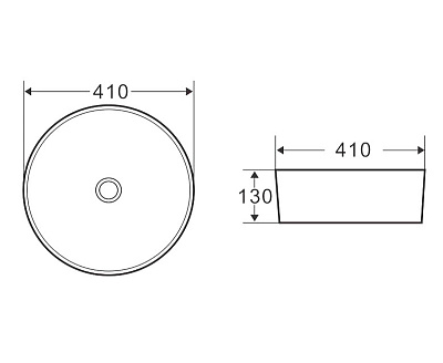 Раковина BelBagno BB1315 накладная