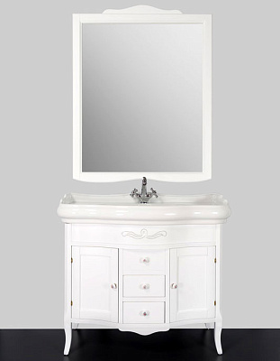 Тумба с раковиной Tiffany World Sofia 100 bianco puro
