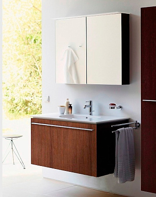 Тумба с раковиной Duravit X-Large 100 темный каштан