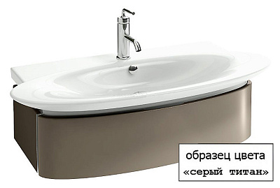 Мебель для ванной Jacob Delafon Presquile 130 серый титан