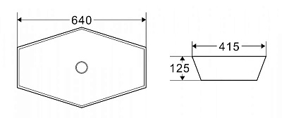 Раковина BelBagno BB1139 накладная