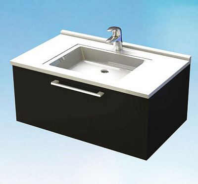 Мебель для ванной De Aqua Квадро 2 (90 см)