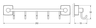 Крючок FBS Esperado ESP 026 на планке