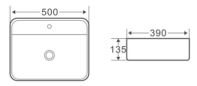 Раковина BelBagno BB1321 накладная