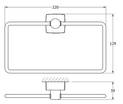 Полотенцедержатель FBS Esperado ESP 022