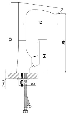 Смеситель Lemark Unit LM4505C для кухонной мойки